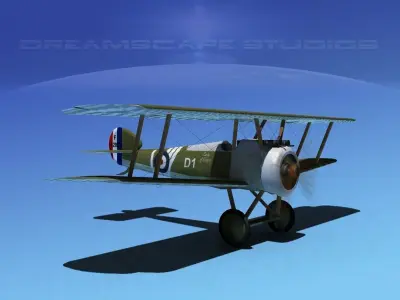Sopwith Camel 3D model V4