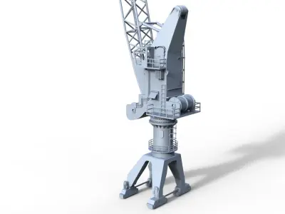 Dockside crane Typ B 3D print model