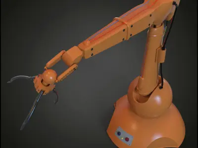 Robotic Arm Free 3D model purchase