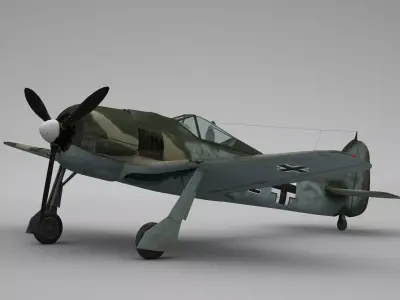 Focke Wulf FW 190 3D model buy