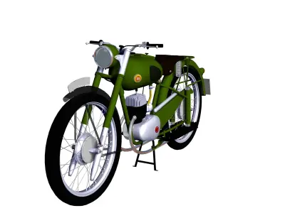 MONTESA BRIO a classic motorcycle 3D model