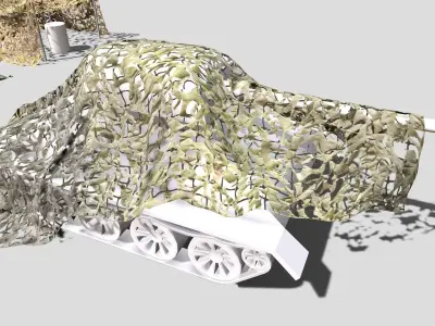 camo net  Low-poly 3D model