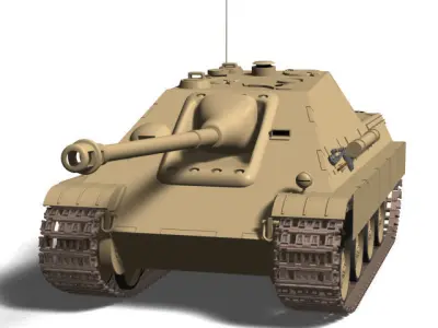 Jagdpanther SdKfz173 3D model