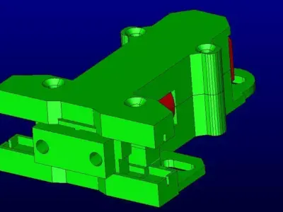Motor switch for train model  3D print model