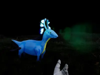 Brighdeerth-Creature glow in pokemon Free 3D model