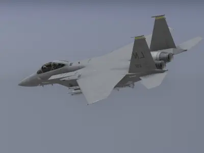 F-15E Strike Eagle Low-poly 3D model purchase