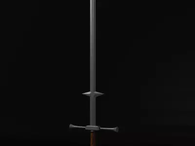 Zweihander - sword Free 3D model