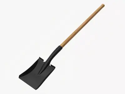 Shovel gardening 02 3D model