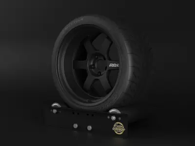 TE37V model 2324 Low-poly 3D model