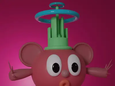 KingOfMousLand toy mouse 3D model