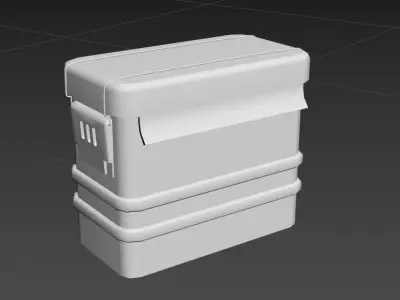 Ammo case Low-poly 3D model
