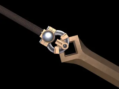 Great Sword Stylized Medieval PBR Low-poly 3D model