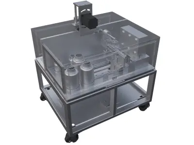Oxidation degree testing machine 3D model