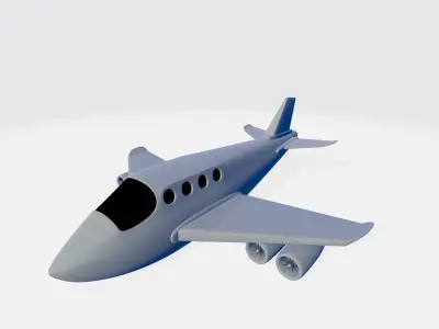 Plane for tourist 3D model