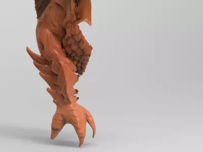 Dragon claw leg 3D model