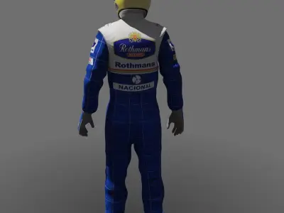 Ayrton Senna 1994 3D model