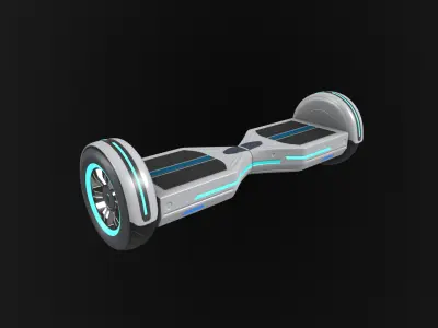 Off road Hoverboard 3D model by sinaj