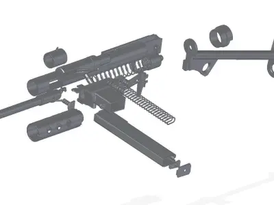 STEN MkII 3D model