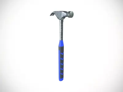 Metal Hammer Low-poly 3D model