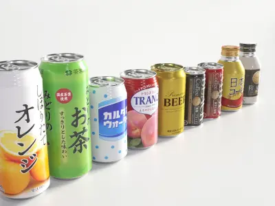  Drink Can PET bottle Collection 