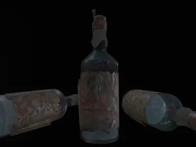 Old Molotov Free low-poly 3D model