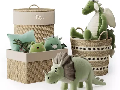 Kids Room Decor 180 3D model