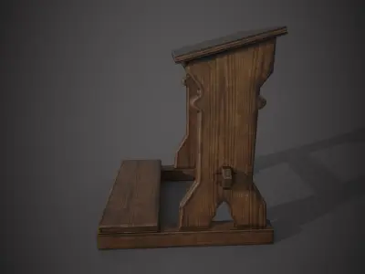 Prayer Stand Low-poly 3D model