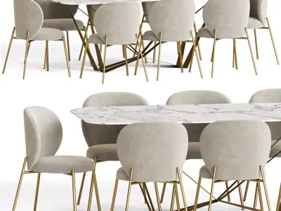 Dining Set 103 3D model