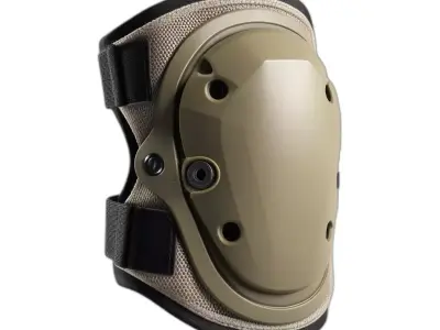 Tactical Military Combat Knee Pad Low-poly 3D model