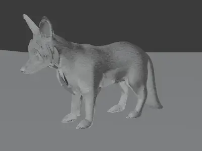 fax 3d Low-poly 3D model