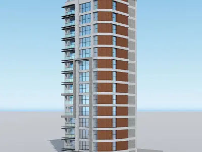 Commercial Building 1 3D model purchase