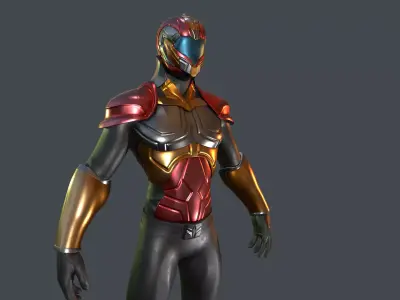 sci fi suit 3D model purchase