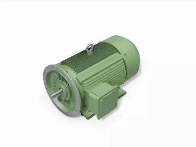 315M B35 Right 4-8 Pole IEC electric motor - 3D CAD model 3D model