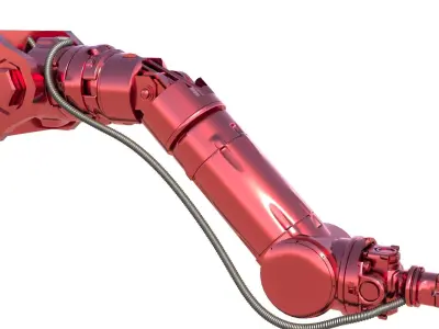 Industrial Robot Arm 3D model order