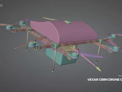 VEXAR CBRN Drone Concept 3D model