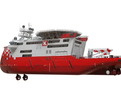 Offshore Construction Vessels OCV 3D model