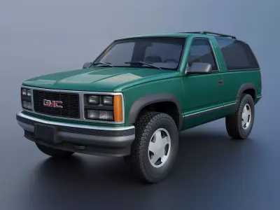 GMC Yukon 2 Door 1992 3D print model