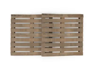 Wooden Pallet 3 Low-poly 3D model