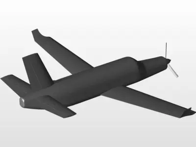 Design of Single Engine Airplane Free 3D model
