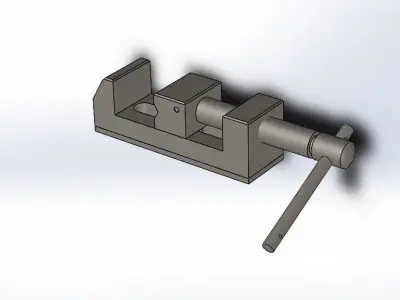 Pequena Morsa - Little Lathe 3D model