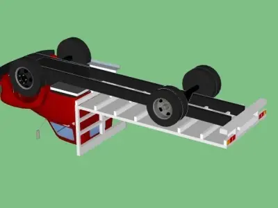 Bedford Truck 3D Model 3D print model purchase