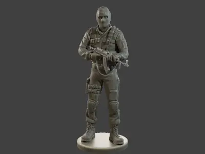 CzechSlovak Police Tactical Unit CPTU2 002 3D print model