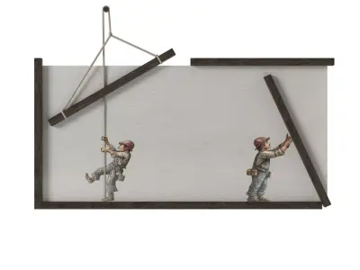 Illustrated wall art frame - Part 2 3D model
