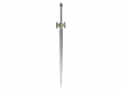 Dragonsword Low-poly 3D model