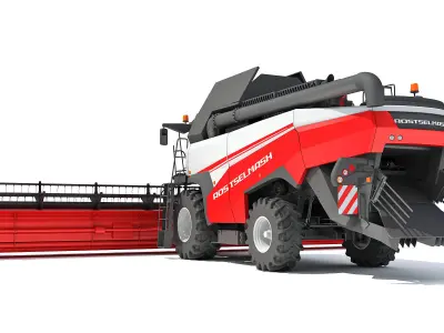 3D Combine Harvester 3D model purchase