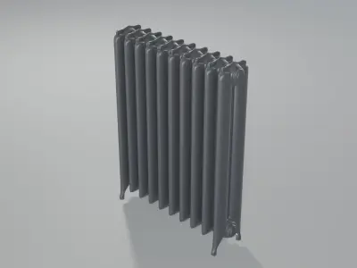 Epoca Cast Iron Radiator 2C10 3D model