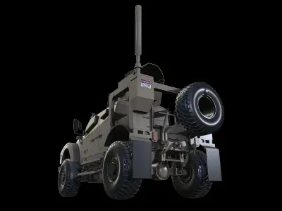 Vehicle Armi Low-poly 3D model