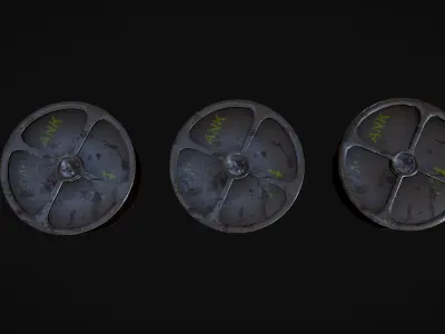 US WW2 M4 Anti-Tank Mine 3D model
