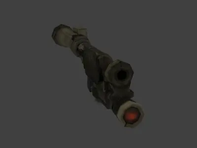 M9A1 Rocket Launcher - Bazooka low-poly 3D Model Low-poly 3D model