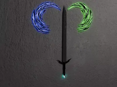Elemental Energy Sword Free 3D model